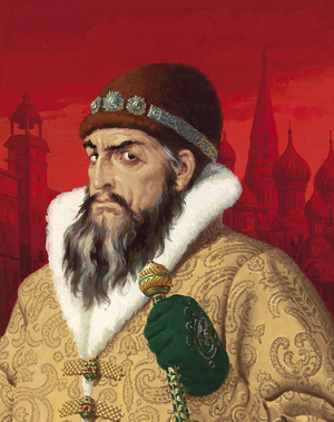 Ivan the Terrible (1530-84) (gouache on paper)