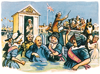 George III bathing at Weymouth