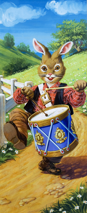 Brer Rabbit (gouache on paper)