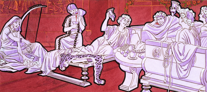 Romans dining