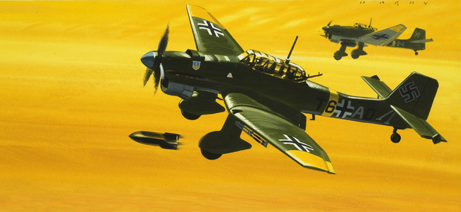 Men and Machines: Overboard Junkers Ju87 Stuka Dive Bomber!