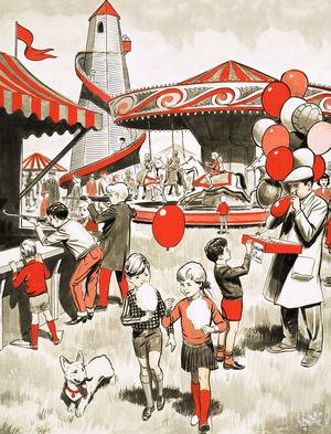 Fairground scene