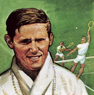 Roy Emerson (colour litho)