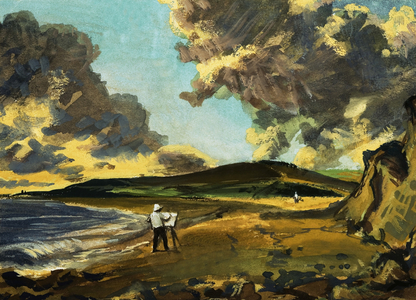 Weymouth Bay (gouache on paper)