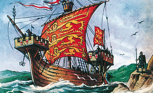 English sailing vessel of the 13th century