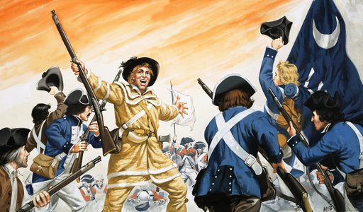 Lord Cornwallis is forced to surrender at Yorktown