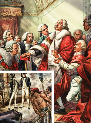 William Pitt the Elder (gouache on paper)