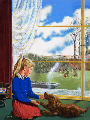 Kindness to Animals, from 'Treasure', 1964 (gouache on paper)