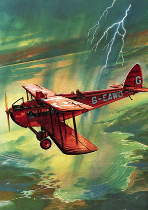 Airliner Struck by Lightning