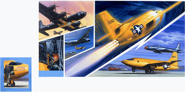 Glamorous Glennis. Bell XS-1 -- first plane to fly faster than sound