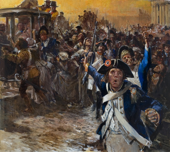 The Reign of Terror (gouache on paper)