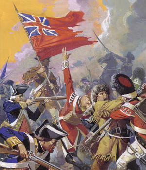 The battle of Saratoga