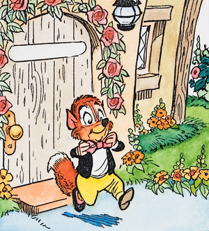 Smartly-dressed squirrel