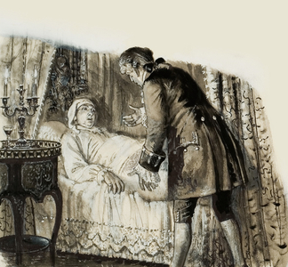 Louis XVI being told about the fall of the Bastille