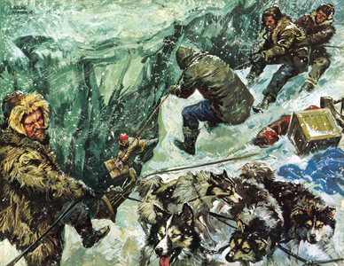 Roald Amundsen's journey to the South Pole