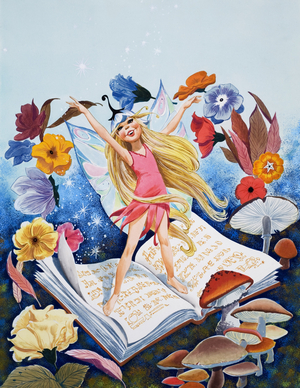 The Plain Sister, 1971 (gouache on paper)