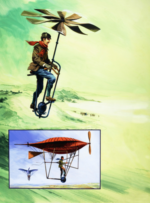 Early attempts at powered flight