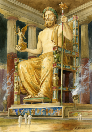 Statue of Zeus at Olympia