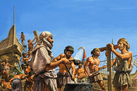Construction of the Athenian navy
