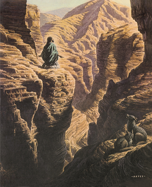 Christ in the wilderness