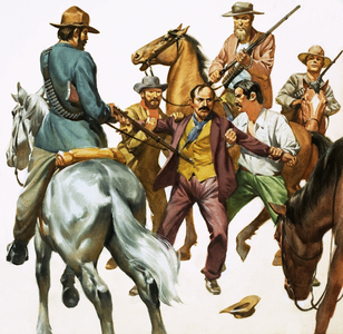 Captain Jameson being arrested