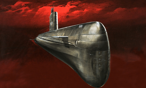 The Nautilus, the first atomic-powered submarine