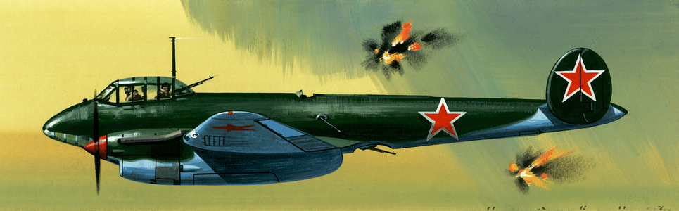 Petlyakov Pe-2 Russian bomber
