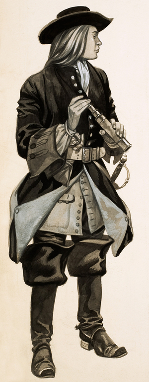 An exciseman of the 17th century