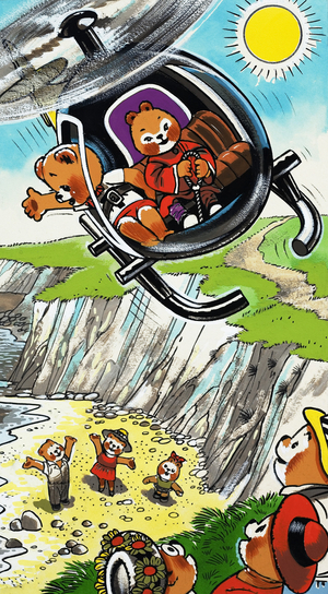 Teddy Bears in Helicopter