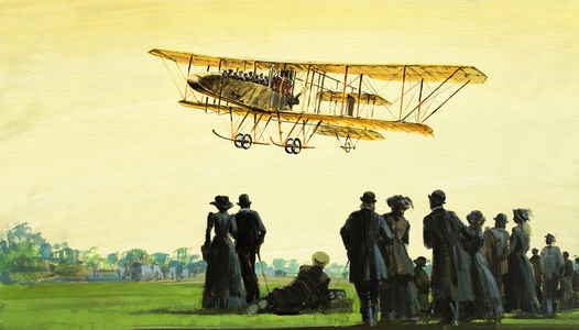 Taking Off..., illustration from 'Wings Across the World', 1978 (gouache on paper)