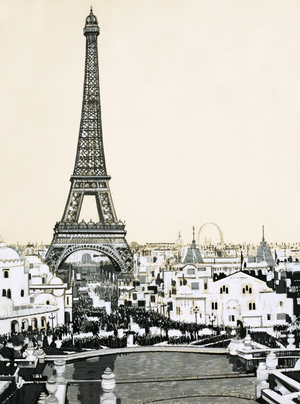 The Eiffel Tower dominates the Paris skyline