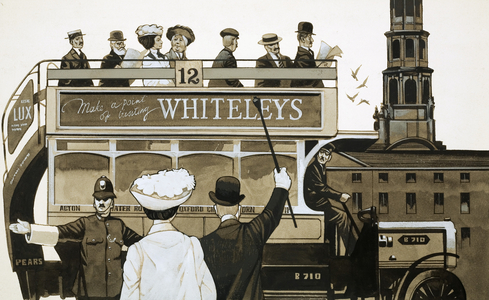 The first motor buses were greeted by derision