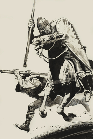 Chased by a Norman