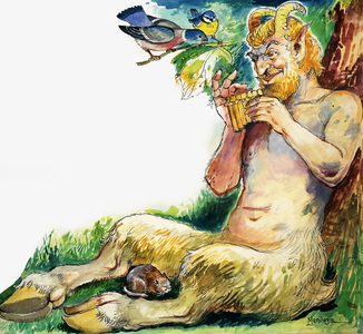 Pan, the Greek god of nature