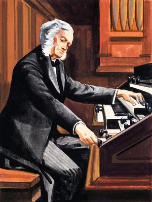 Man Playing Organ