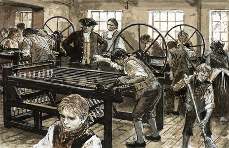 Discovering Our Cities: Where Cotton Was King (gouache on paper)