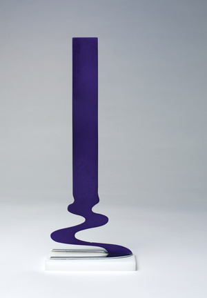 Purple Trace, 1966 (aluminium, lacquer, chrome, brass & marble)