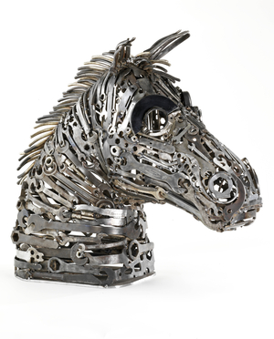 Warhorse (metal, spanners, tools & found objects) (see also 440479)