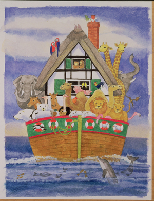 Noah's Ark, 1989 (w/c on paper)