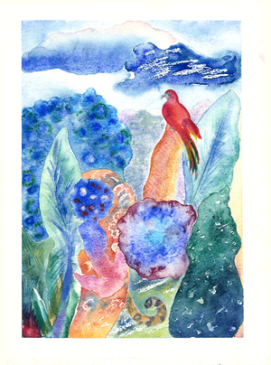 Paradise Bird, 2010 (w/c on paper)