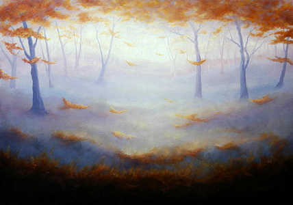 Whispers, 2006 (oil on canvas) forest landscape