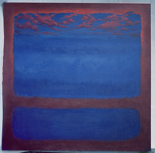 Ultramarine, 2001 (oil on canvas) Blue abstract