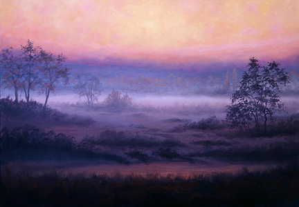 First Light, 2006 (oil on canvas) landscape