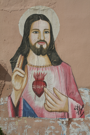 Graffiti depicting Jesus Christ, 2010 (photo)