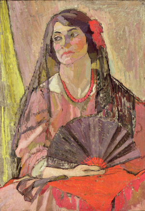 The Spanish Lady, 1912 (oil on millboard)