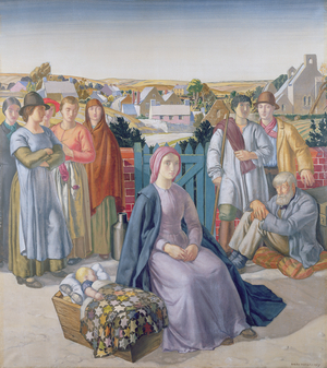 A Wayside Madonna, 1927 (oil on canvas)