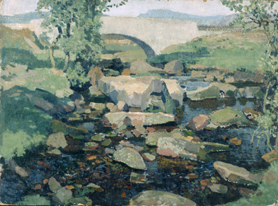 Burbage Brook (oil on canvas)