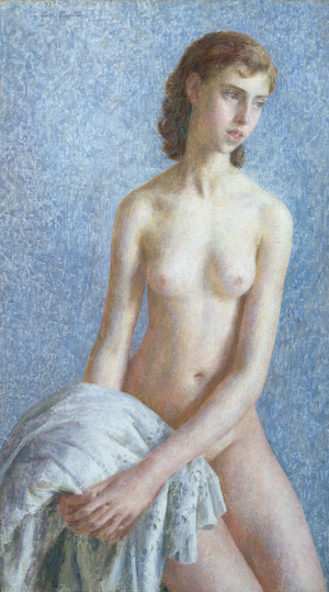 An Innocent, or A New Day (oil on canvas)