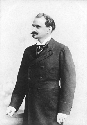 Eduard Strauss - portrait. Austrian composer, 15 March 1835 - 28 December 1916.