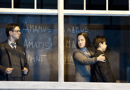 Iestyn Davies (as Oberon) and Anna Christy (as Tytania),  in 'A Midsummer Night's Dream' by Benjamin Britten, London Coliseum, 19 May - 30 June 2011 (photo)